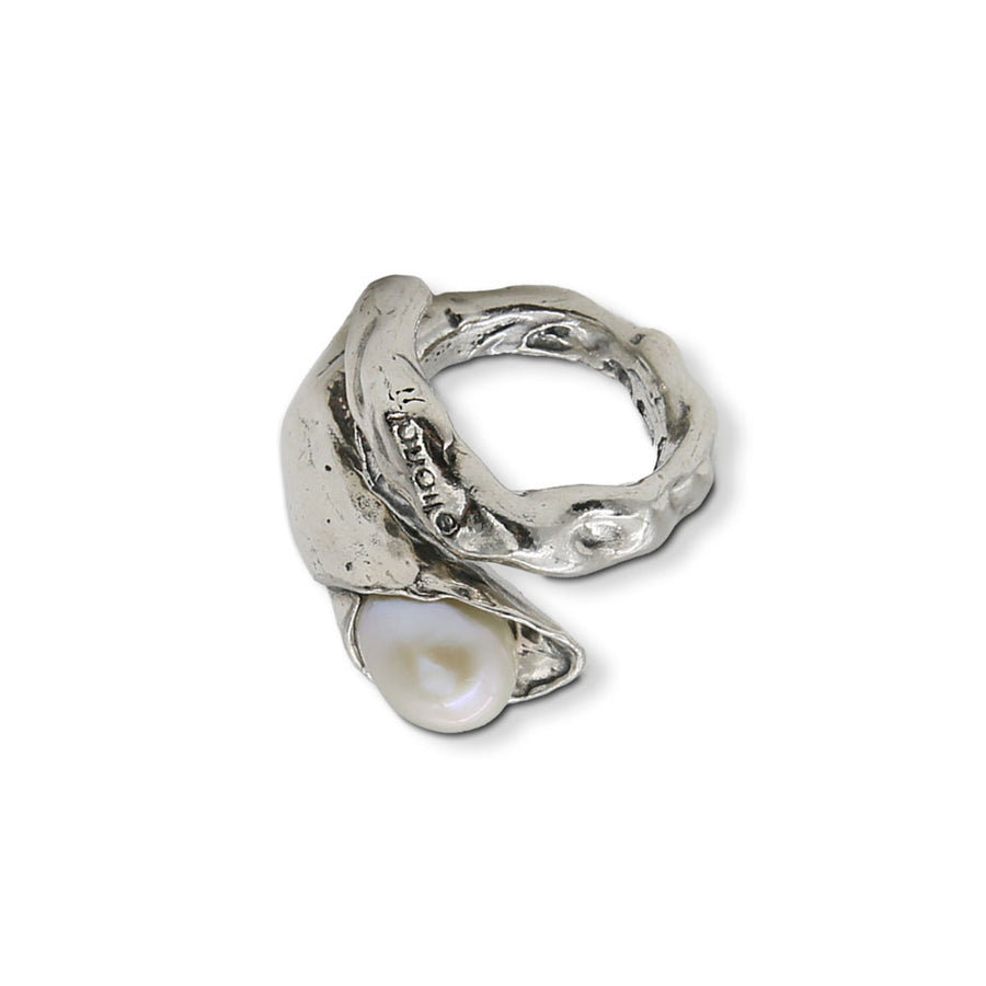 Anello Calla in argento con pietra dura - AR032