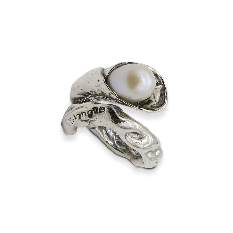 Anello Calla in argento con pietra dura - AR032