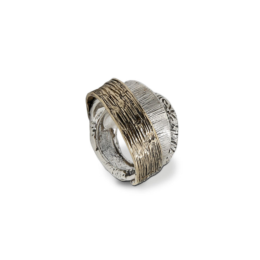 Anello Giardino segreto argento 925 e bronzo - AR085b