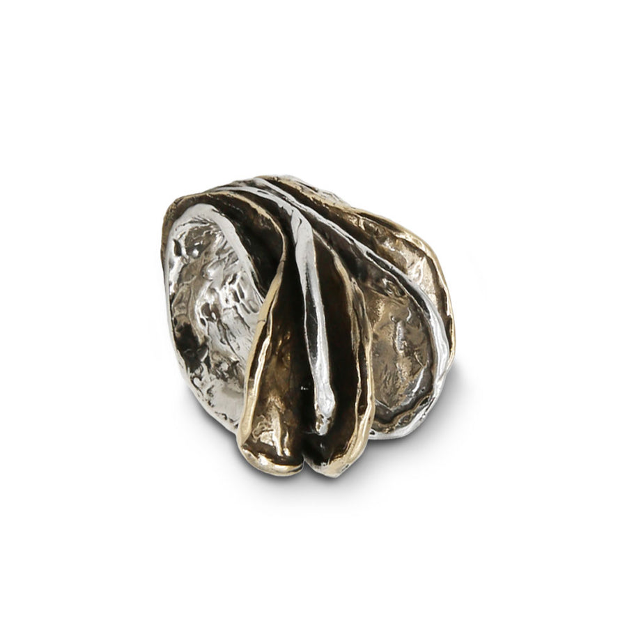 Anello Ostrea argento 925 e bronzo - AR151