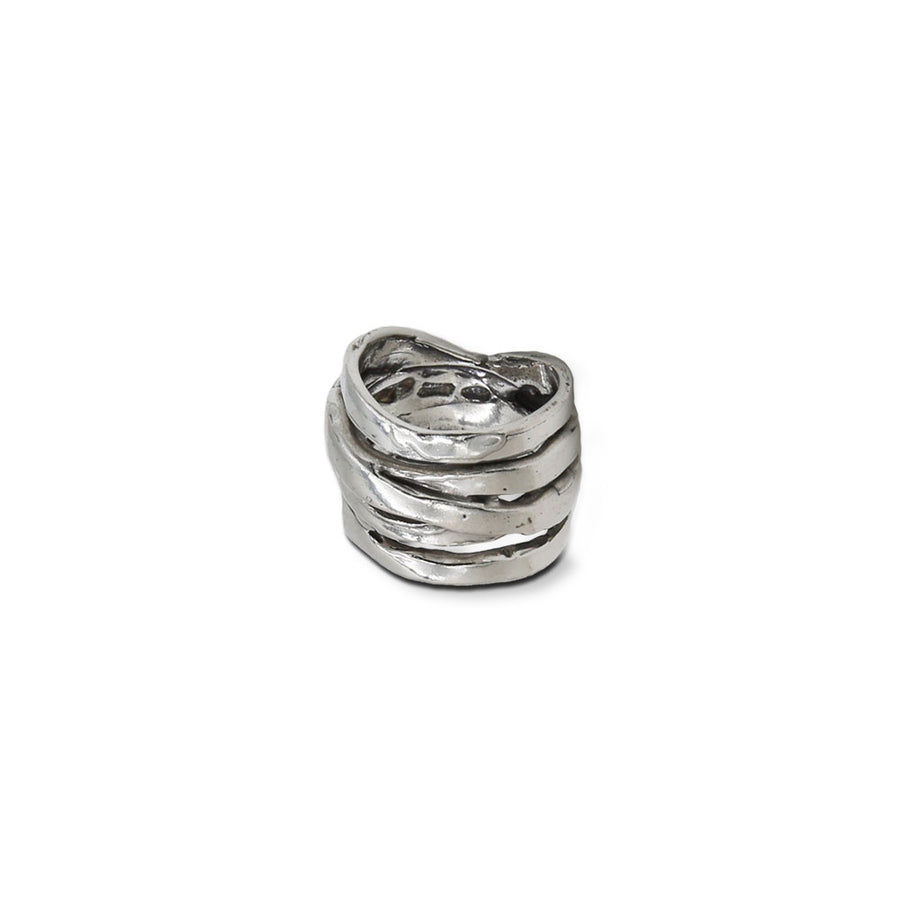 Anello unisex fascia alta in argento 925 -  AR004