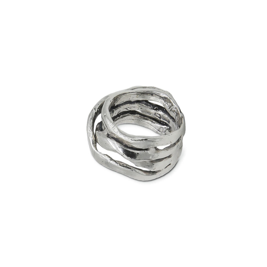 Anello fascia  unisex  in argento 925 - AR003