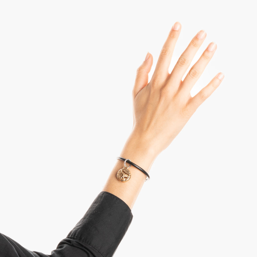 Bracciale unisex Balena charm bronzo - BA089br