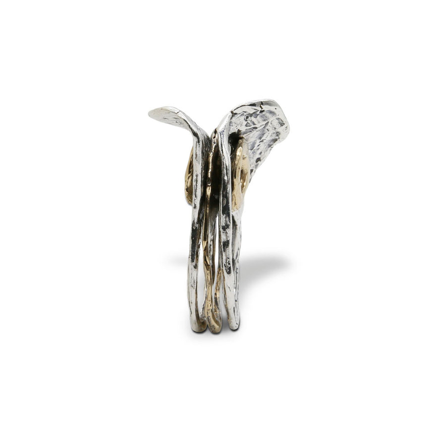 Anello Ostrea due anelli argento 925  uno bronzo  - AR152