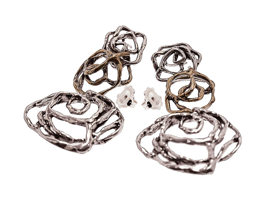 Orecchini da donna in argento 925 a scelta, Argento sterling Orecchini da donna in argento 925 a scelta, Argento sterling