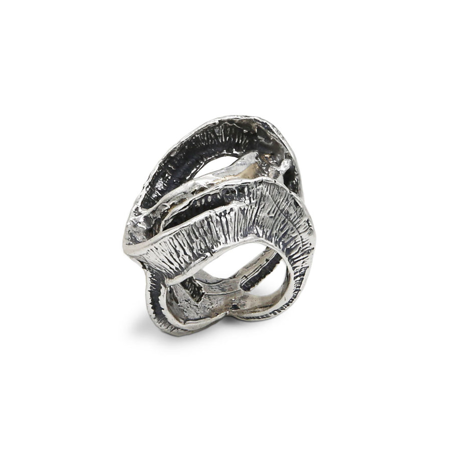 Anello Radici  argento 925 e bronzo - AR040