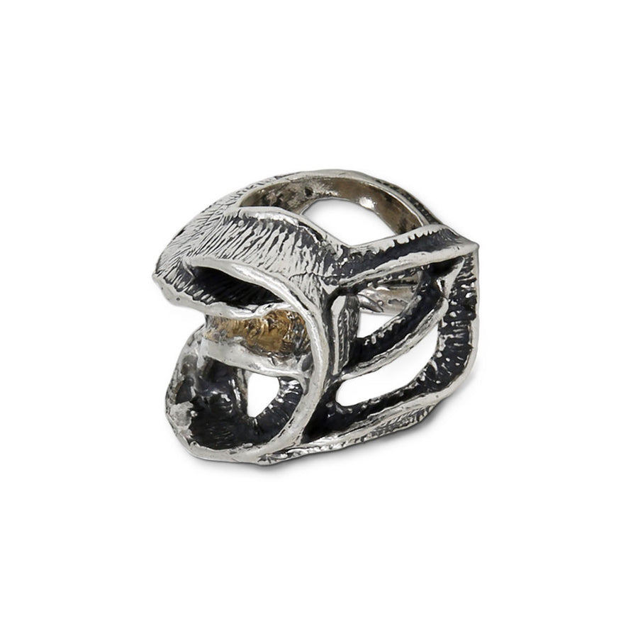 Anello Radici  argento 925 e bronzo - AR040