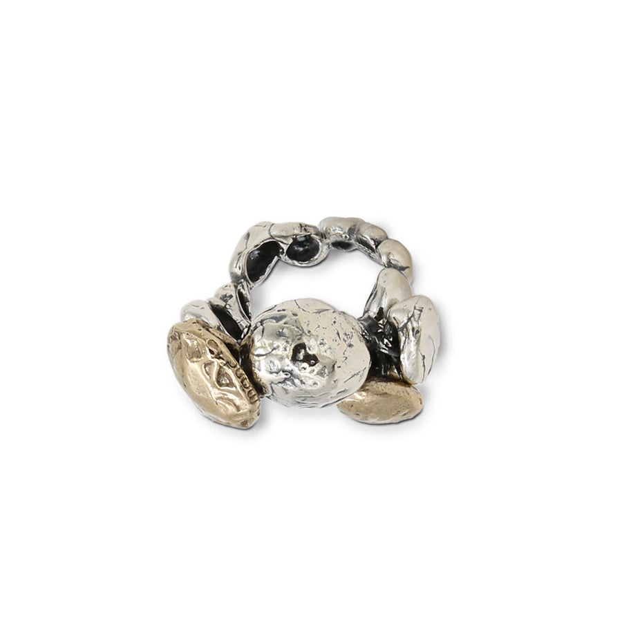 Anello Sassi argento 925 e bronzo - AR110