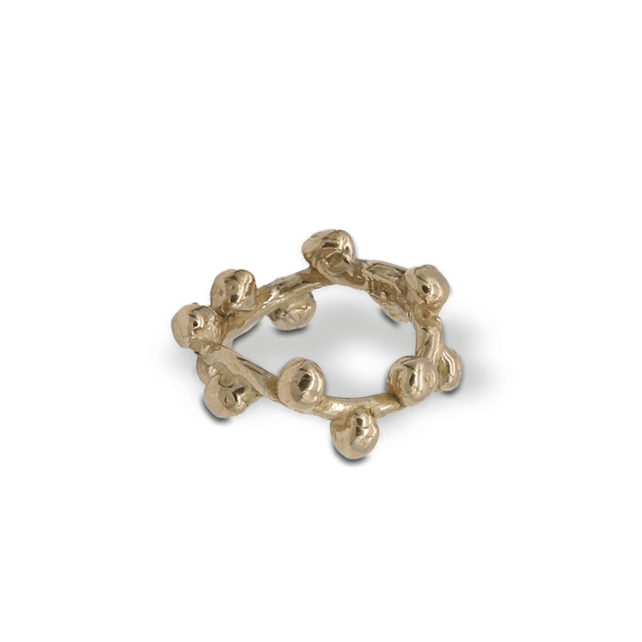 Anello fede pallini bronzo - AR129 bronzo