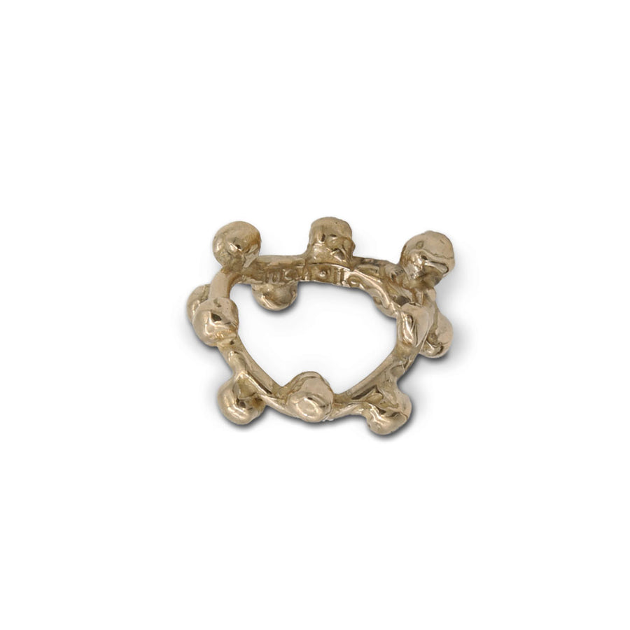 Anello fede pallini bronzo - AR129 bronzo