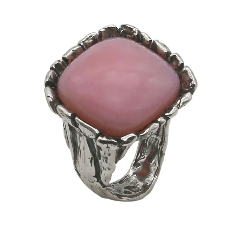 Anello Corteccia argento 925 e pietra semipreziosa - AR143