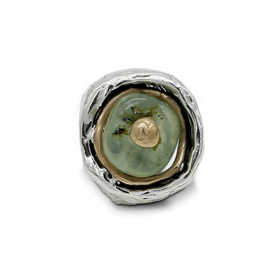 Anello Pasticcino argento 925 bronzo e pietra semipreziosa - AR160