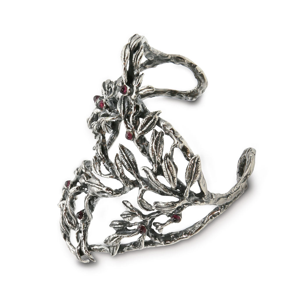 Bracciale rigido con terminali tondi in argento 925 - Lovely Mossa Gioiellieri