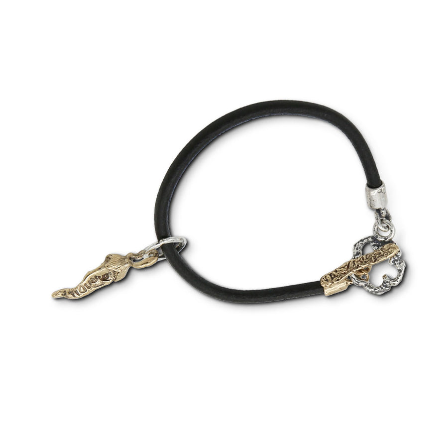 Bracciale unisex Rosso e piccante peperoncino bronzo - BA081br