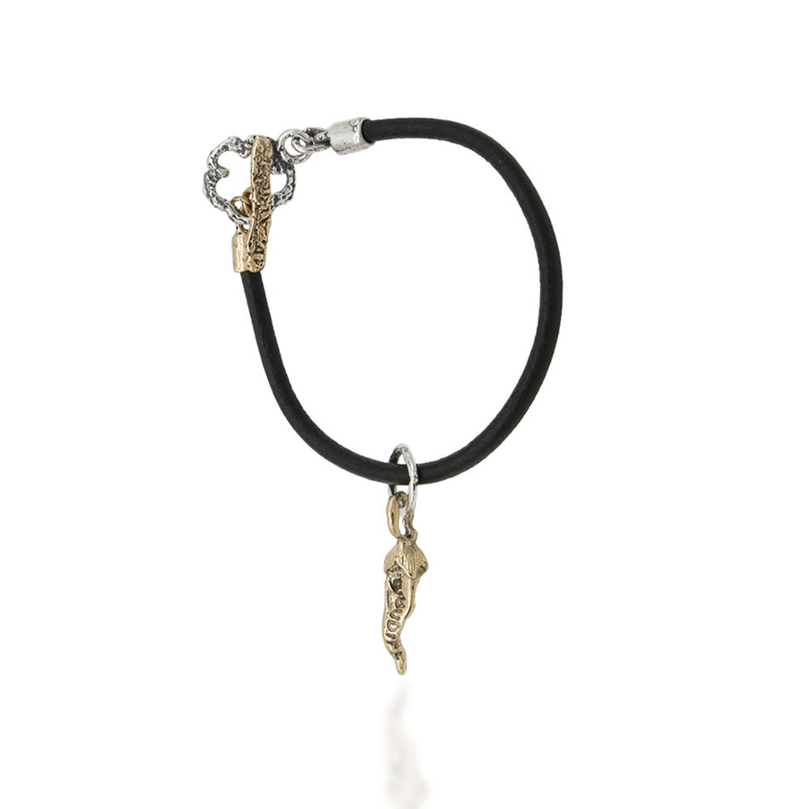 Bracciale unisex Rosso e piccante peperoncino bronzo - BA081br