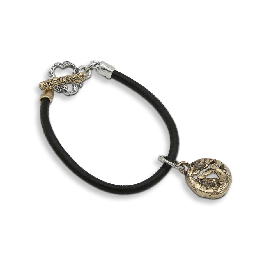 Bracciale unisex Balena charm bronzo - BA089br