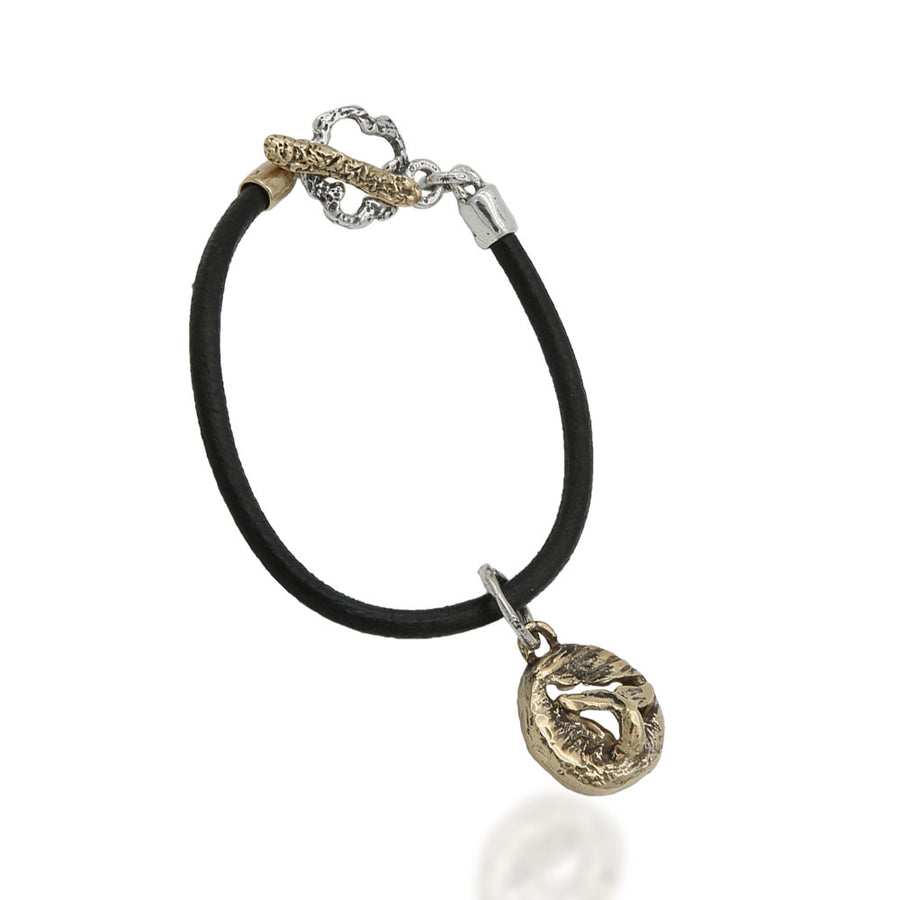 Bracciale unisex Balena charm bronzo - BA089br