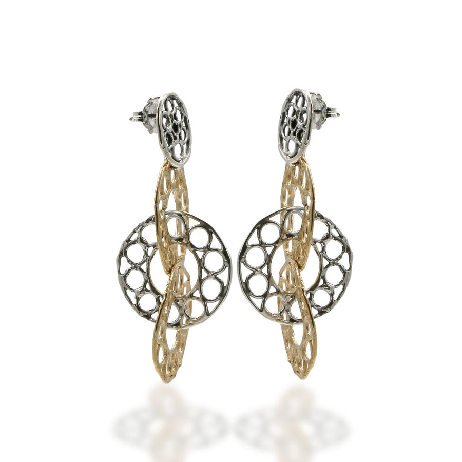 Vendita Orecchini A Tre Cerchi Pendenti In Argento 925 - OR0062AG - Foto 6