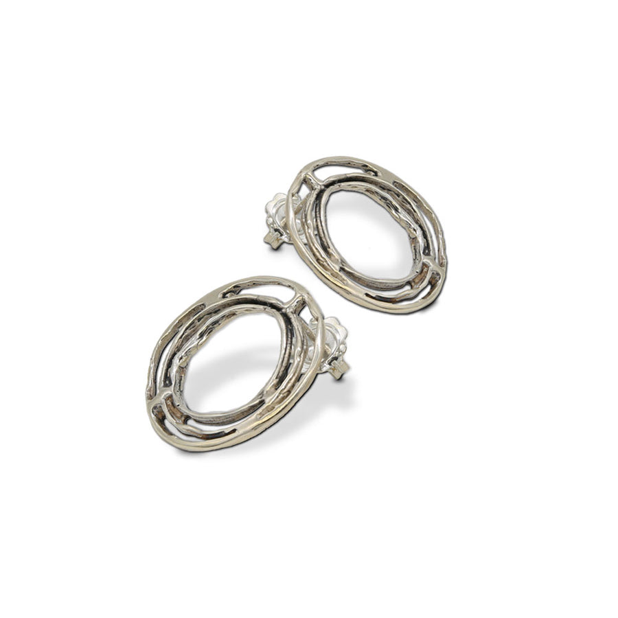 Orecchini a lobo argento 925  - ORA046c