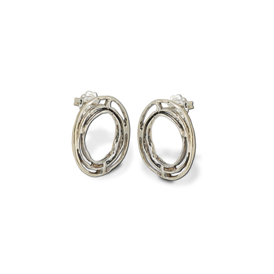 Orecchini a lobo argento 925  - ORA046c