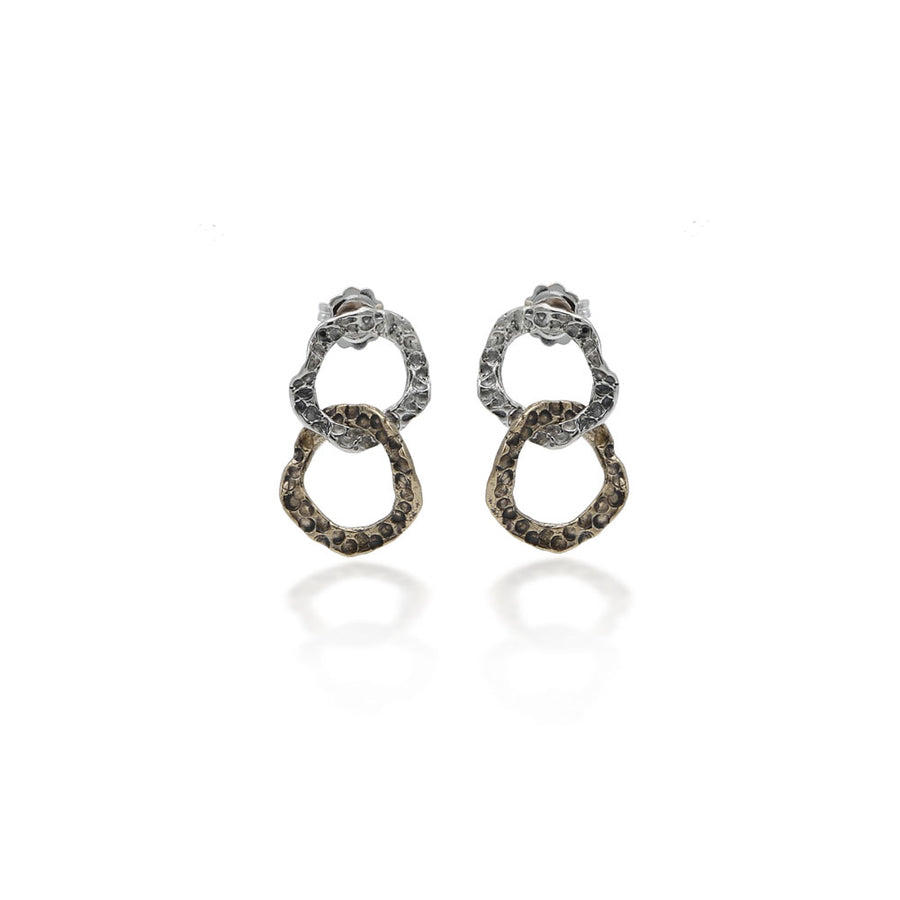 Liebeskind Orecchini Pendenti Donna In Acciaio Inossidabile - Design Strutturato Berlino, Lunghezza 4,5 Cm, Confezione Regalo