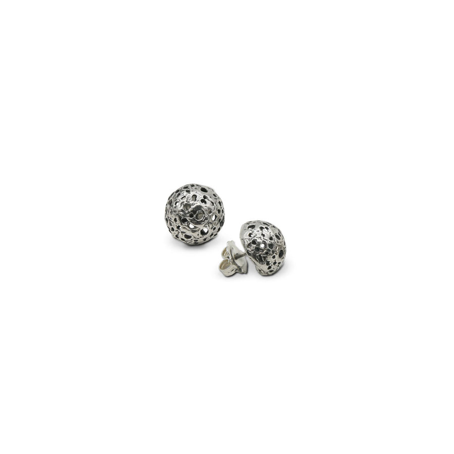 Orecchini bottone Galaxìas argento 925 - ORA120a