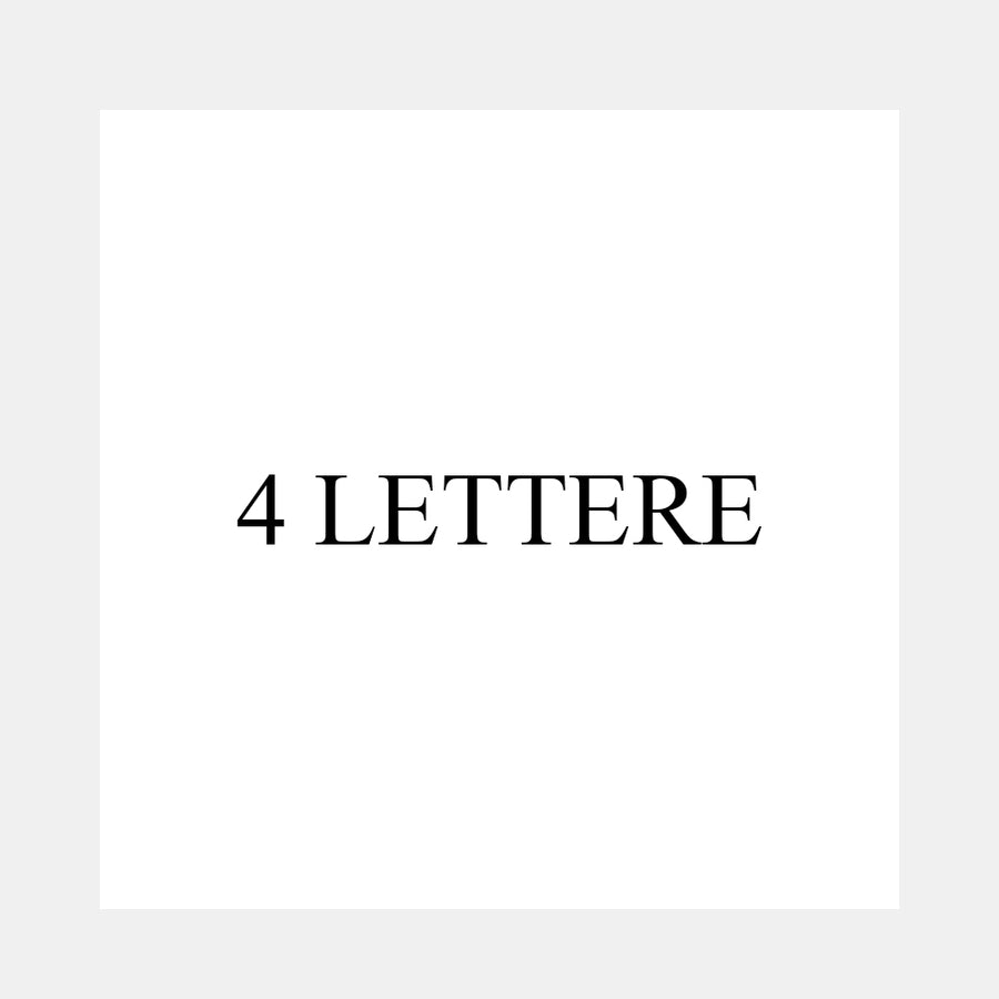 Bracciale lettering unisex trenino argento 925 bronzo e bronzo rosa  4 lettere  - BA144_a